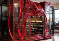 珠海凯得酒柜全天候客服支持热线详述←哈士奇红酒柜创意改造，时尚家居新选择