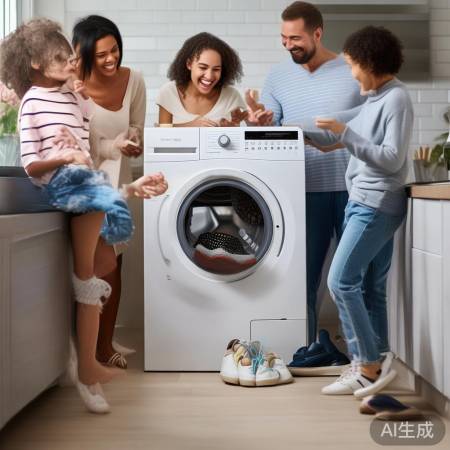 洗衣机洗鞋,告别手洗烦恼