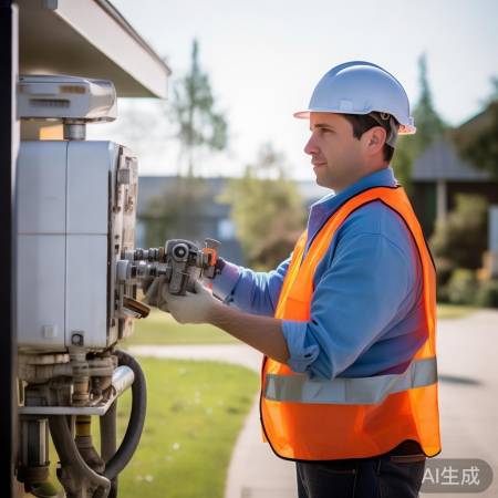 拧紧阀门，防燃气泄漏