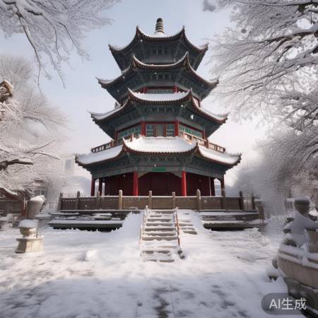 北京四月罕见飞雪