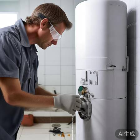 检查热水器进水阀