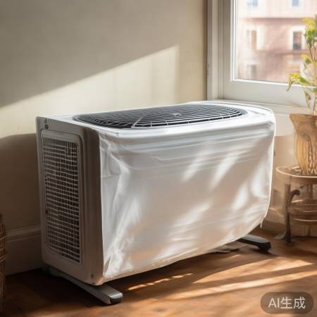 周末家居小细节：空调防风罩安装