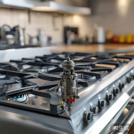 商用燃气灶双灶低压开关：烹饪安