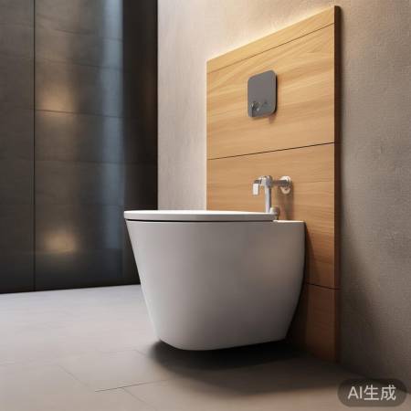 壁挂马桶管道遮盖技巧