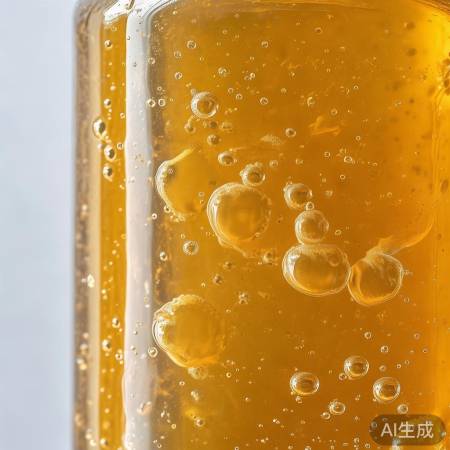 蜂蜜发酵产生气泡