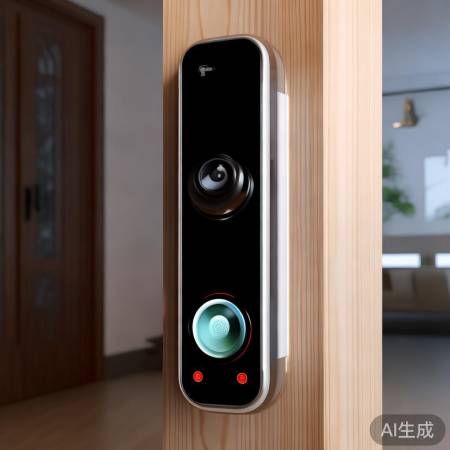 华为智能猫眼锁，科技门禁监控二