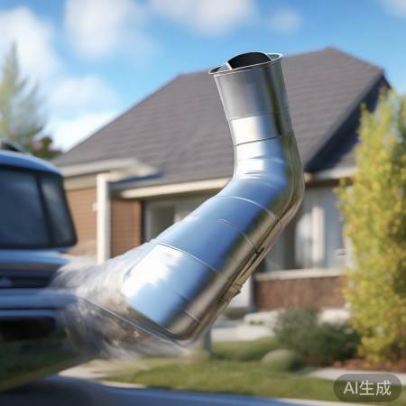 排气管出口宜高屋顶1米