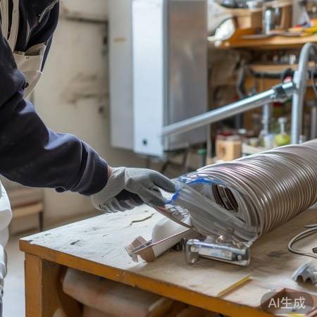 检查烟筒材料与长度