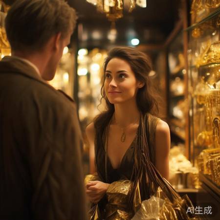 “女子金店豪掷27万被拦截”