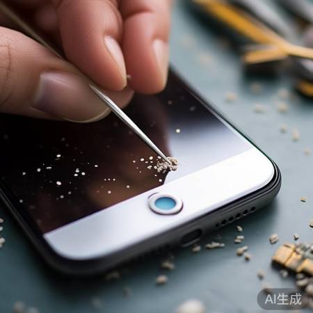 清理电源键异物