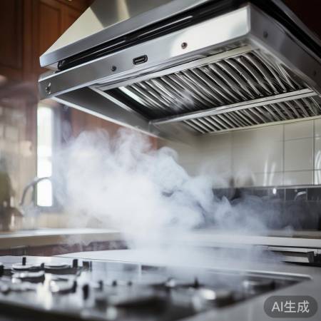 抽油烟机排气管检查完成