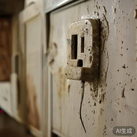 热水器插座粘因灰尘油污