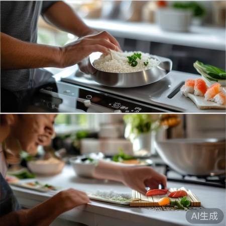 森哥集成灶蒸寿司便捷