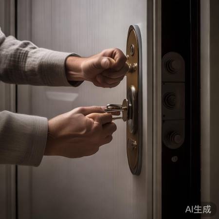 角度不同,锁反应不同