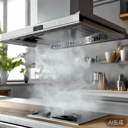 简约时尚油烟机，吸力强