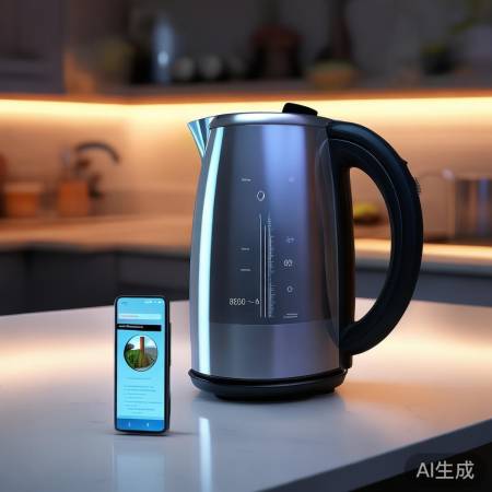 烧水壶智能便捷,科技感十足